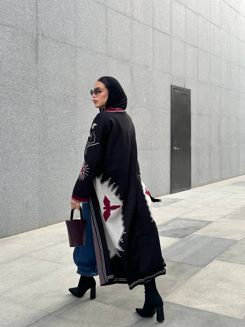 Midnight Abaya Cardigan - كارديجان منتصف الليل