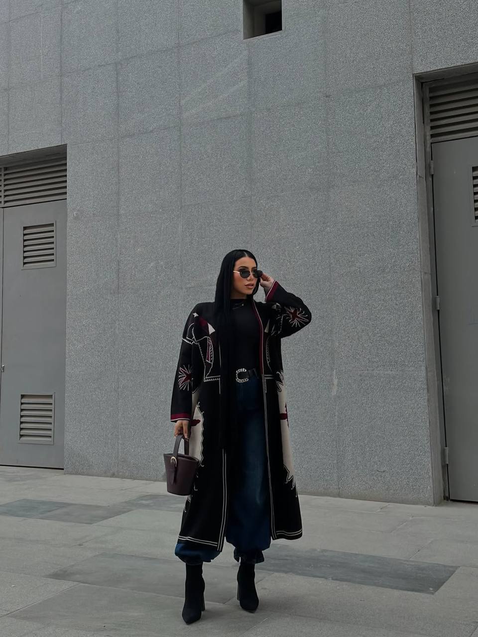 Midnight Abaya Cardigan - كارديجان منتصف الليل