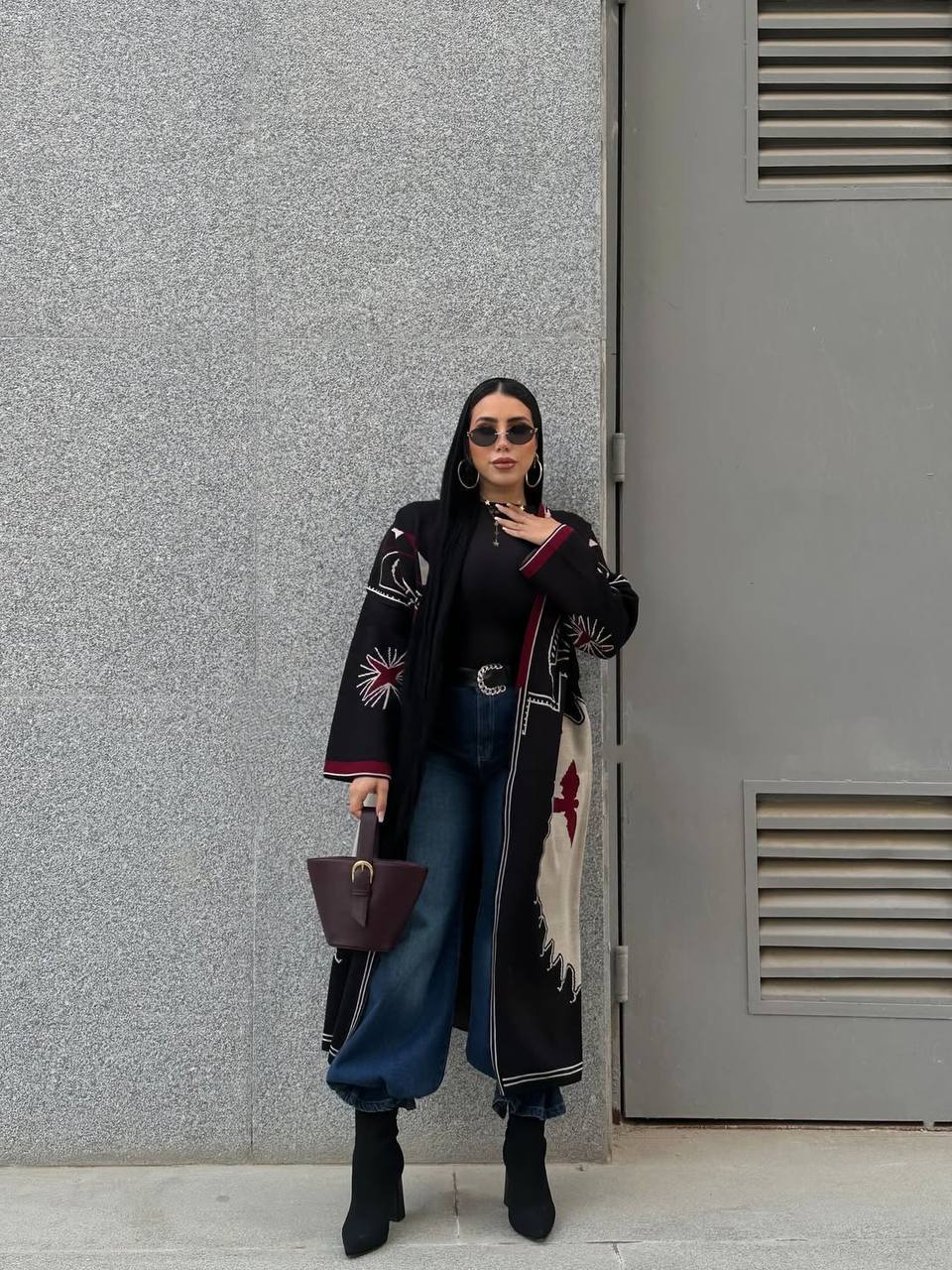 Midnight Abaya Cardigan - كارديجان منتصف الليل